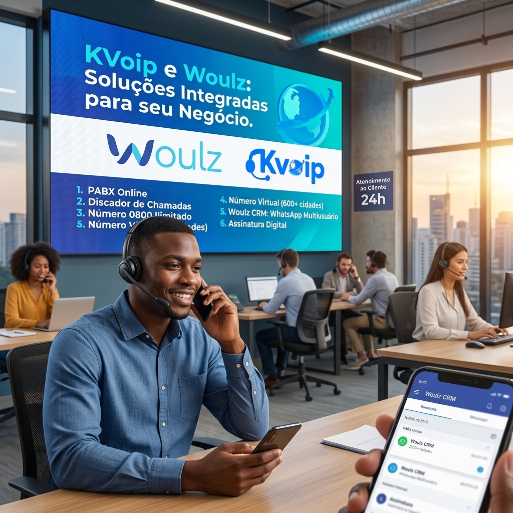 R$58 PABX+VOIP+CRM+WHATS - Discador+VOIP+CRM+WHATS só R$168